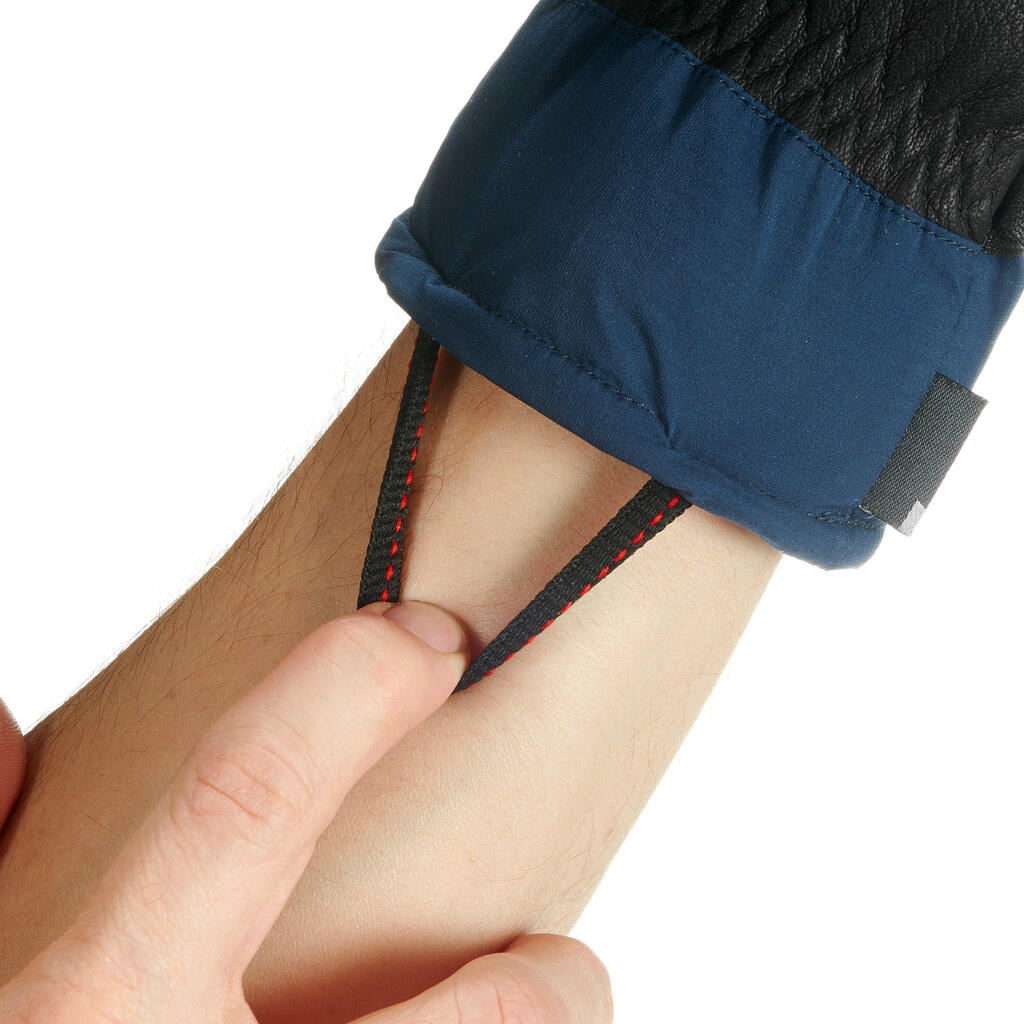 Skihandschuhe Fäustlinge 500 Erwachsene grün