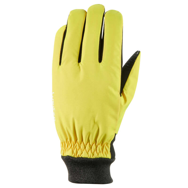 ADULT ON PISTE SKIING GLOVES Skiing - AD D-SKI GLOVE WARM FIT - YELL WEDZE - Ski Wear