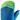 Children's On-Piste Ski Mittens 100 - Blue/Grey