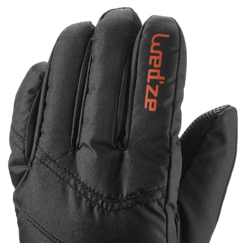 GANTS DE SKI ENFANT 100 NOIRS