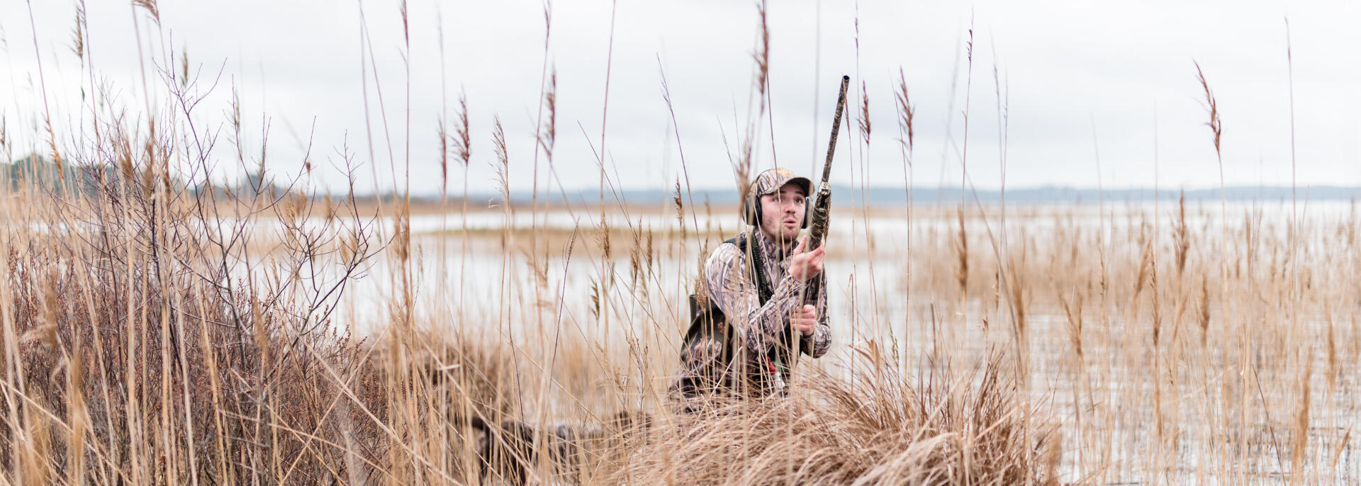 Water fowl hunting: the art of camouflage