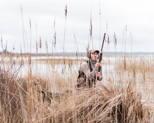 Chasse au gibier d'eau l art du camouflage