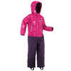 Skijaško odijelo toplo i vodootporno PNF 500 dječje ružičasto