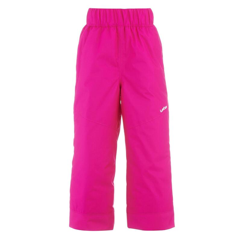 PANTALON DE SKI ENFANT 100 ROSE