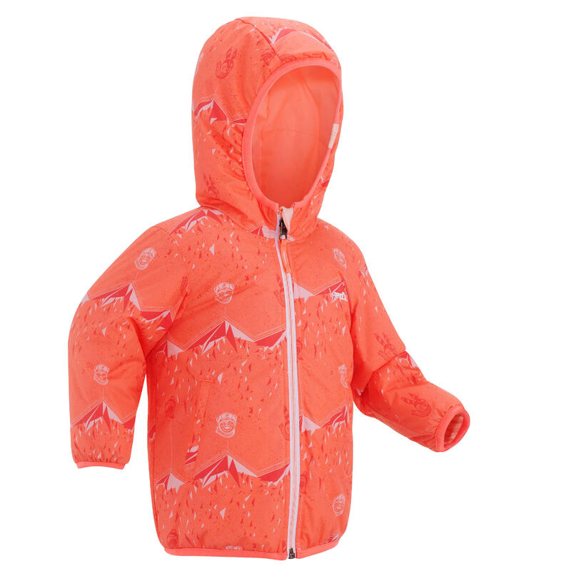 Babies' Warm Reversible Jacket - Coral