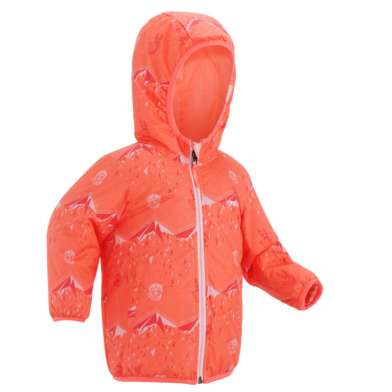 Baby Skiing/Sledging Reversible Jacket Warm - Coral Baby Skiing/Sledging Reversible Jacket Warm - Coral