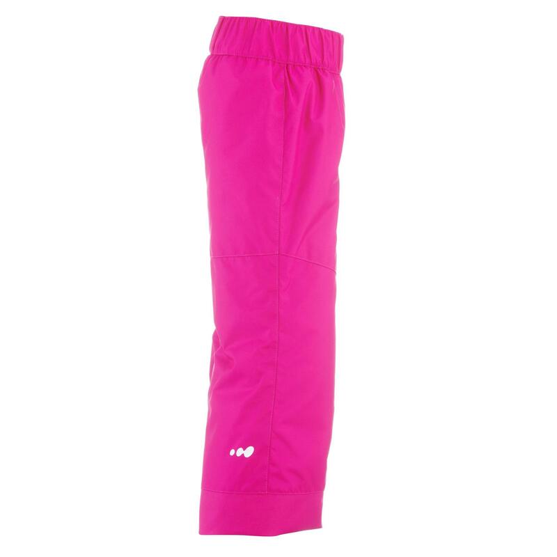 PANTALON DE SKI ENFANT 100 ROSE