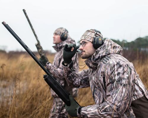 équipement complet du chasseur d'oie en hiver