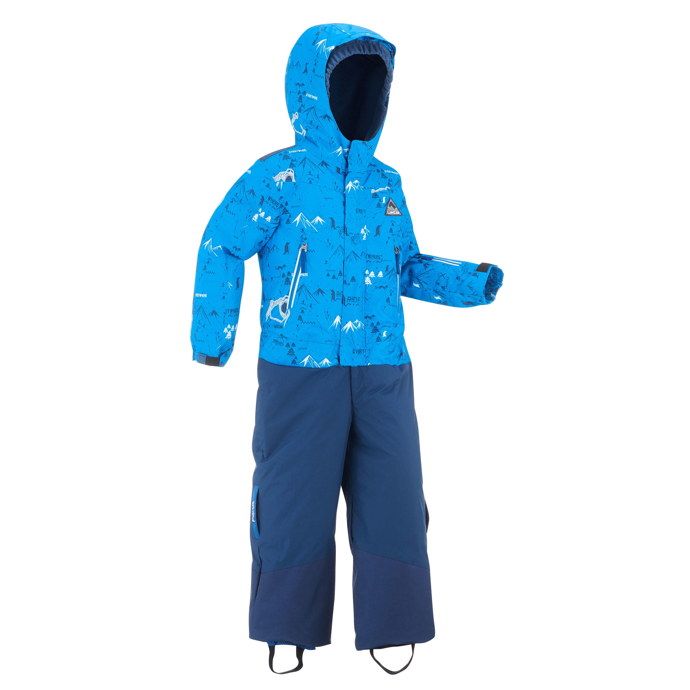 Combinaison de ski et gants taille 2 ans Bambini Abbigliamento bambino Capispalla e indumenti da esterno Salopette Decathlon Salopette 
