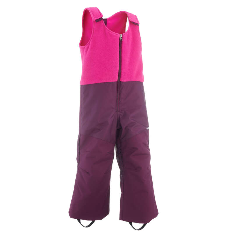 KID INTERMEDIATE ON PISTE SKIING CLOTHS Ski Wear - KIDS' D-SKI TROUSERS PNF 500 WEDZE - Ski Wear