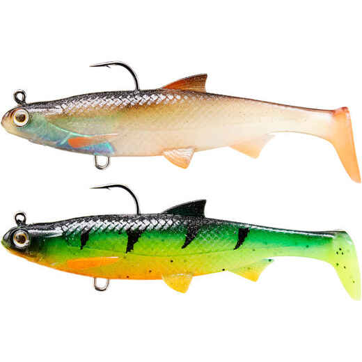 
      LURE FISHING SOFT SHAD LURE ROACH RTC 90 ROACH / FIRETIGER
  