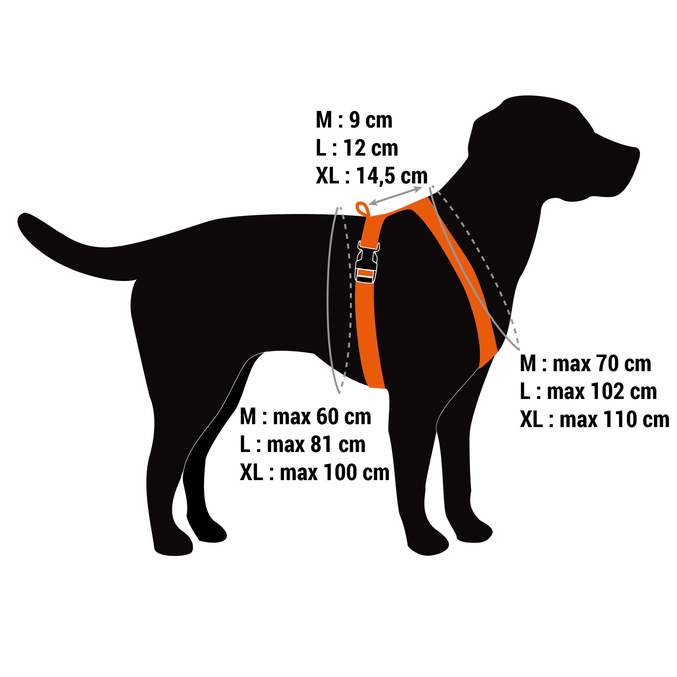 Hunting Dog Harness - Khaki - SOLOGNAC