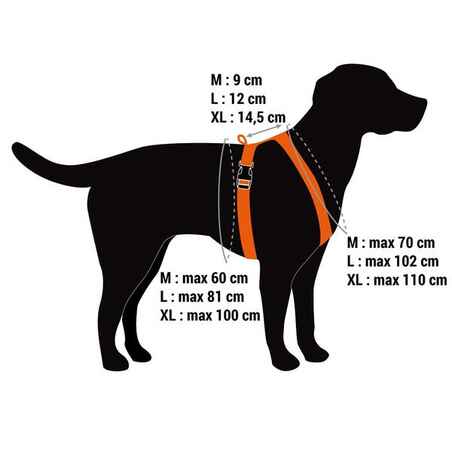 Dog harness - khaki