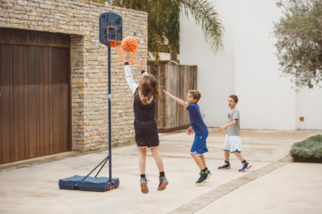 Баскетбольний кошик B200 Easy, 1,6-2,2 м, для дітей 10 років - Синій