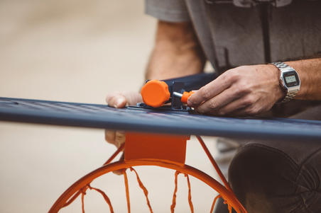 Баскетбольний кошик B200 Easy, 1,6-2,2 м, для дітей 10 років - Синій