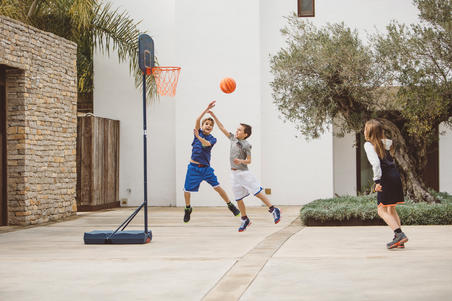 Баскетбольний кошик B200 Easy, 1,6-2,2 м, для дітей 10 років - Синій