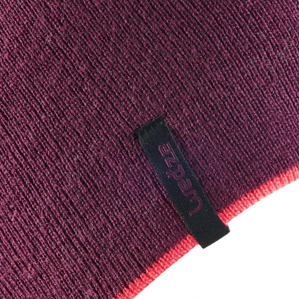 Reverse Ski Hat - Purple Pink