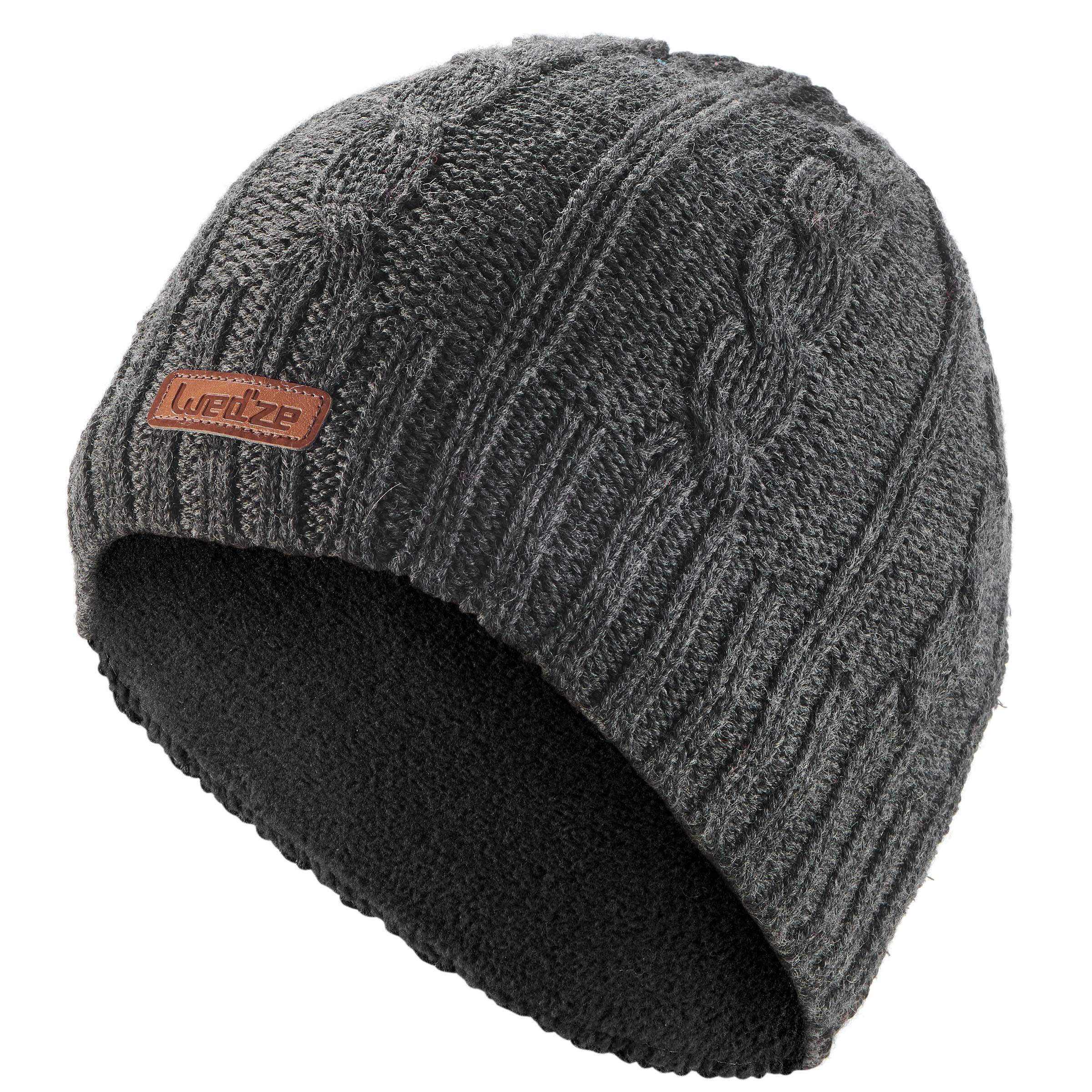 Woollen Winter Cap for Skiing Grey - Unisex -  4