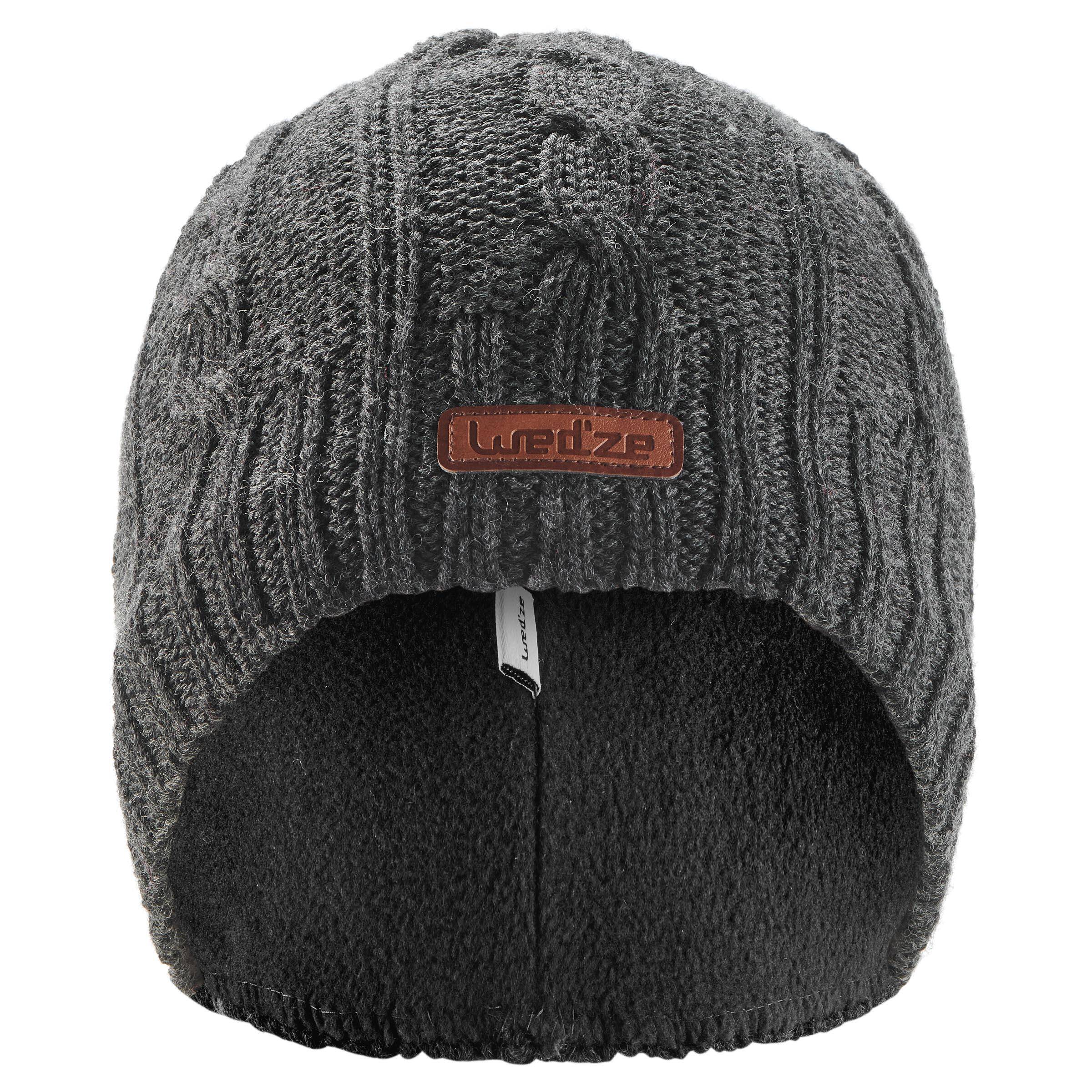 Woollen Winter Cap for Skiing Grey - Unisex -  3