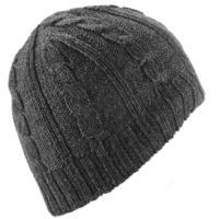 BONNET DE SKI ADULTE TORSADES WOOL GRIS