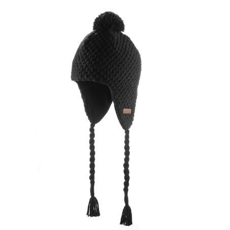 Adult Peruvian Ski Hat Timeless Black