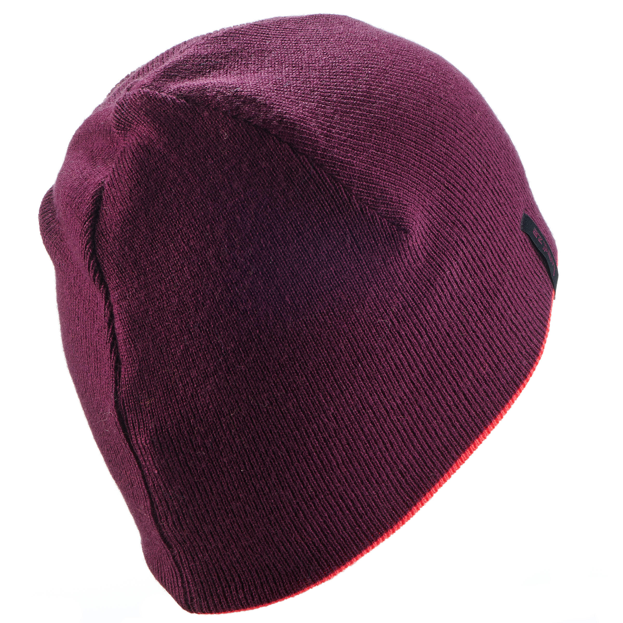 purple ski hat