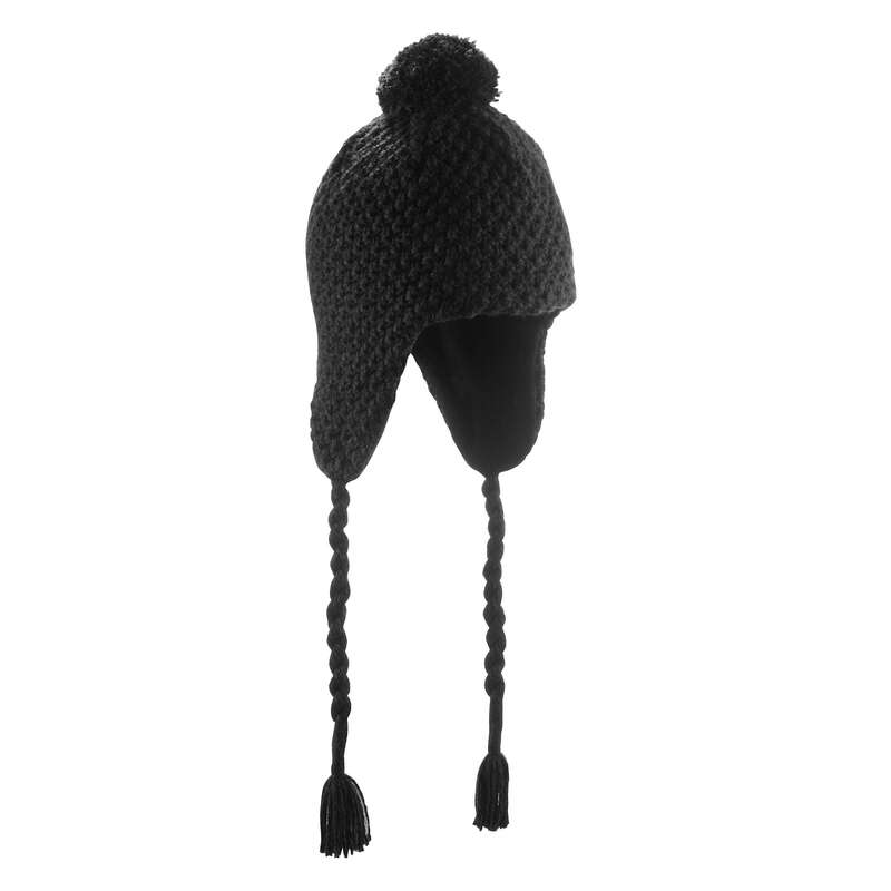 ADULT SKI AND SNOWBOARD HEADWEAR Skiing - TIMELESS PERUVIAN BLACK WEDZE - Ski Wear