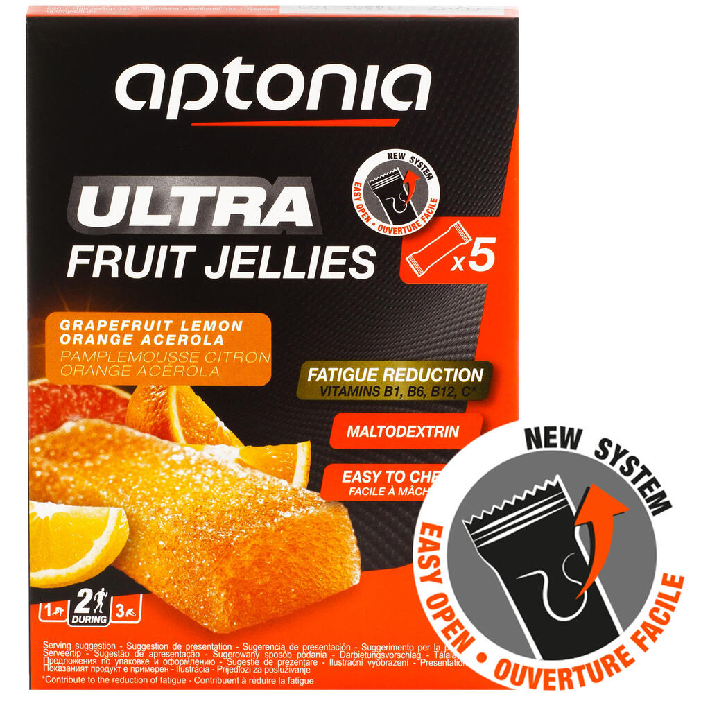 Ζελεδάκια φρούτων Ultra 5x25g - Εσπεριδοειδή