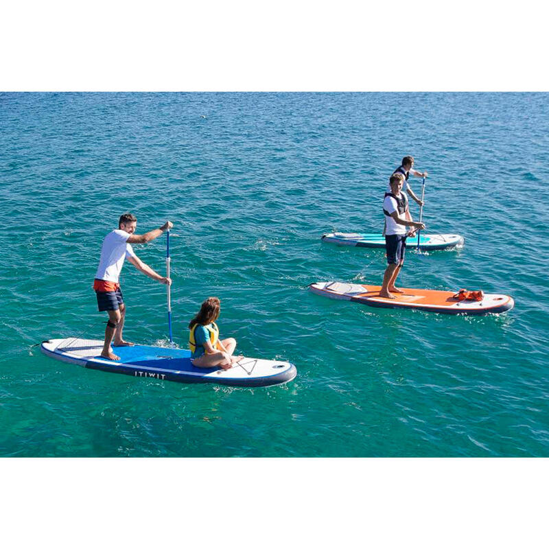 STAND UP PADDLE GONFLABLE RANDONNEE 100 / 10'7 BLEU