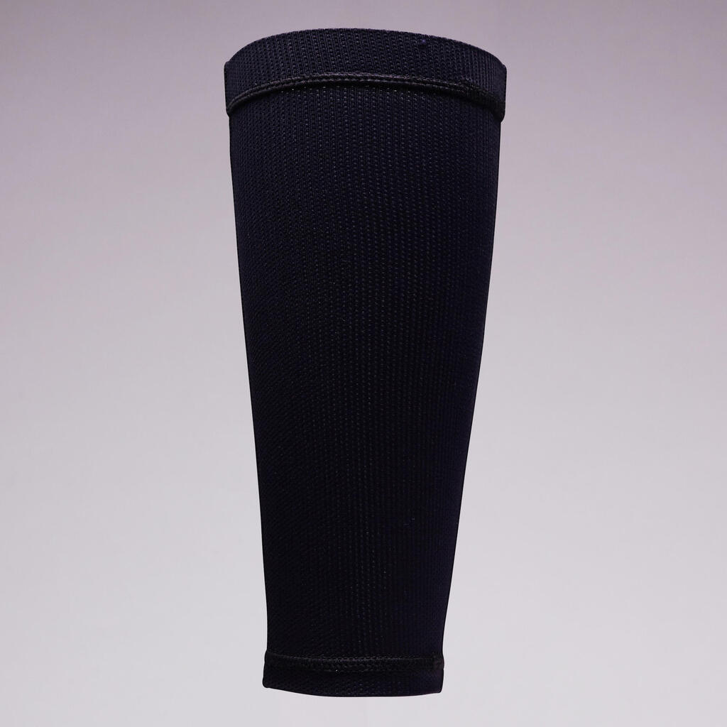 F100 Football Shin Guard Sleeve - Dark Blue