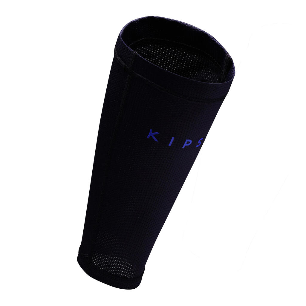 F100 Football Shin Guard Sleeve - Dark Blue