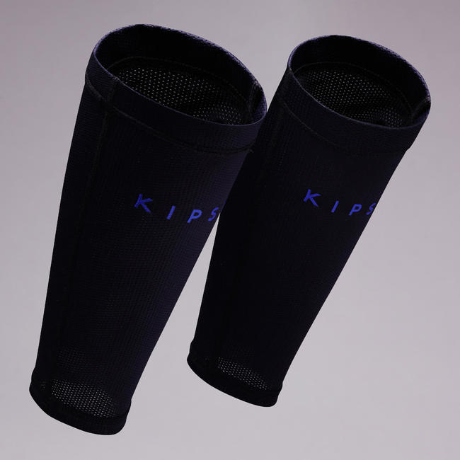 F100 Football Shin Pad Sleeve Dark Blue