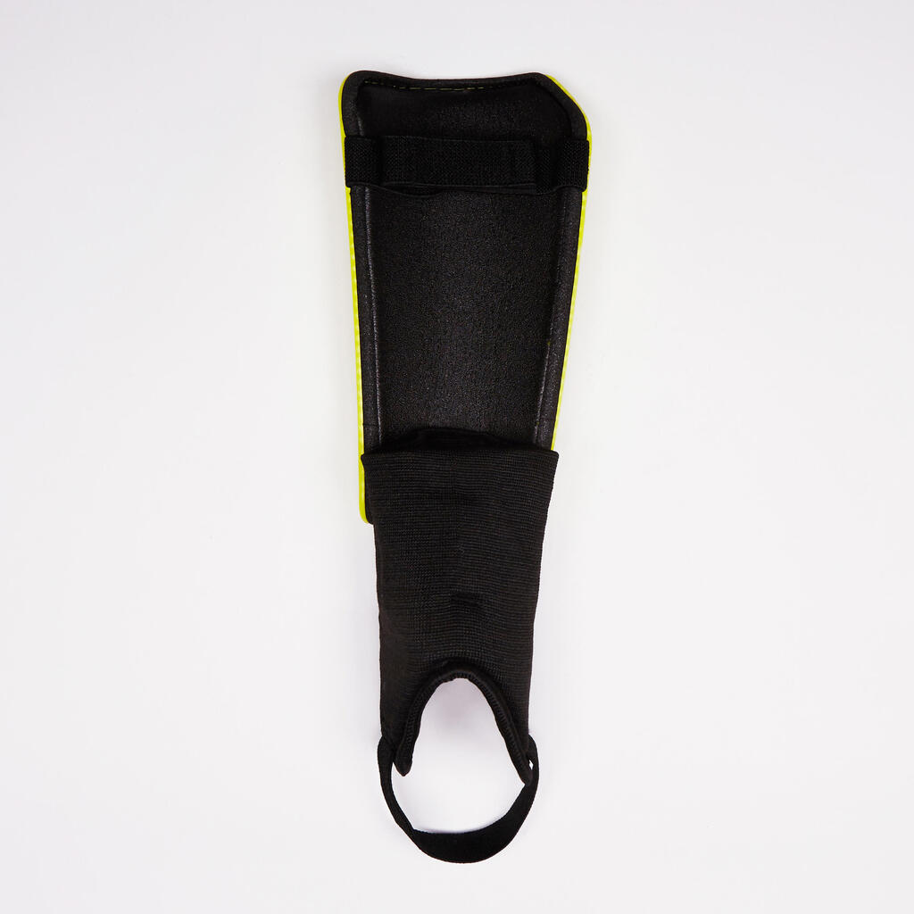 Schienbeinschoner F140 Kinder gelb gelb/schwarz