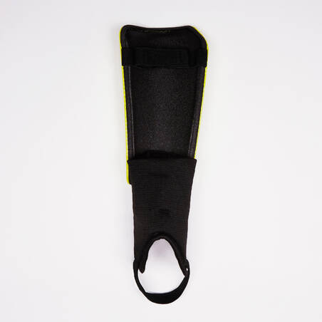 Adults' Football Shin Guard F140 - Yellow/Black