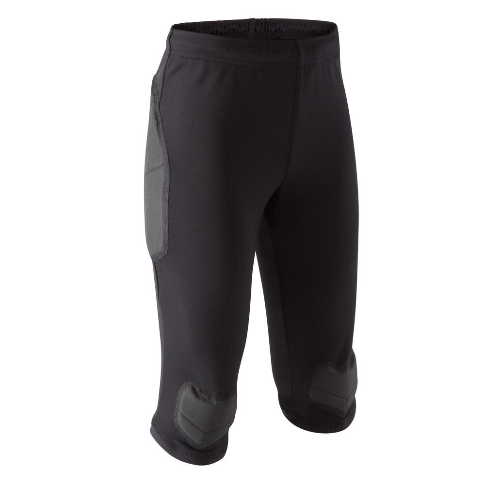 pantalón pirata portero 100 jr negro