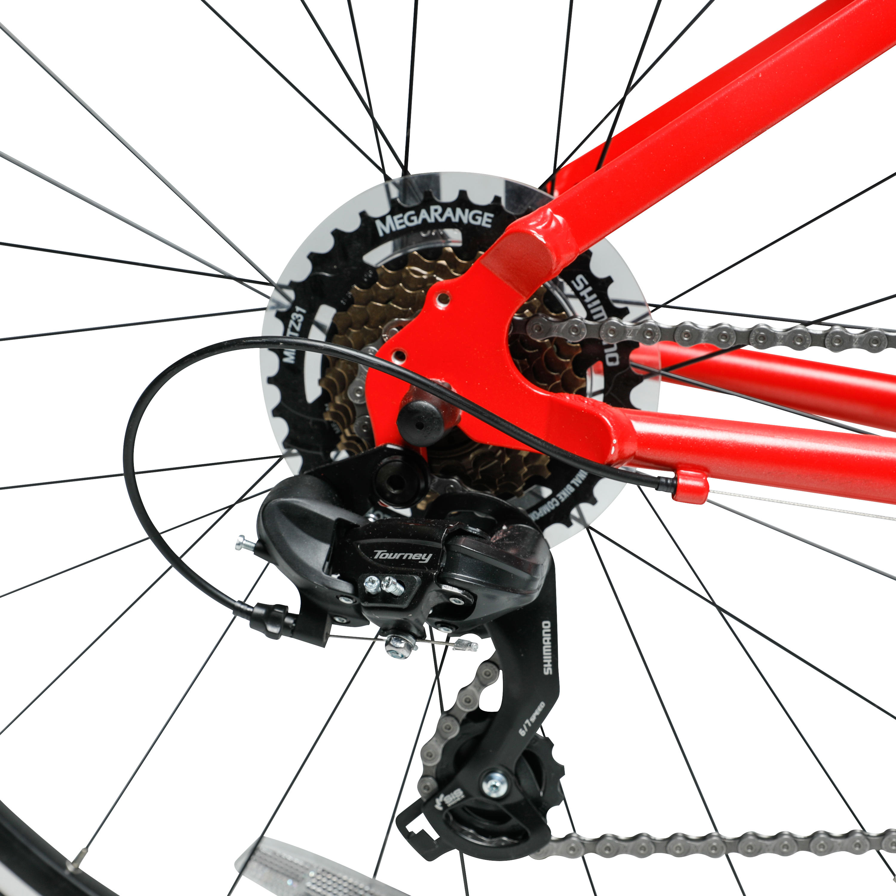 Road Bike Triban 100 Junior 24 inch 6 speed Red Decathlon
