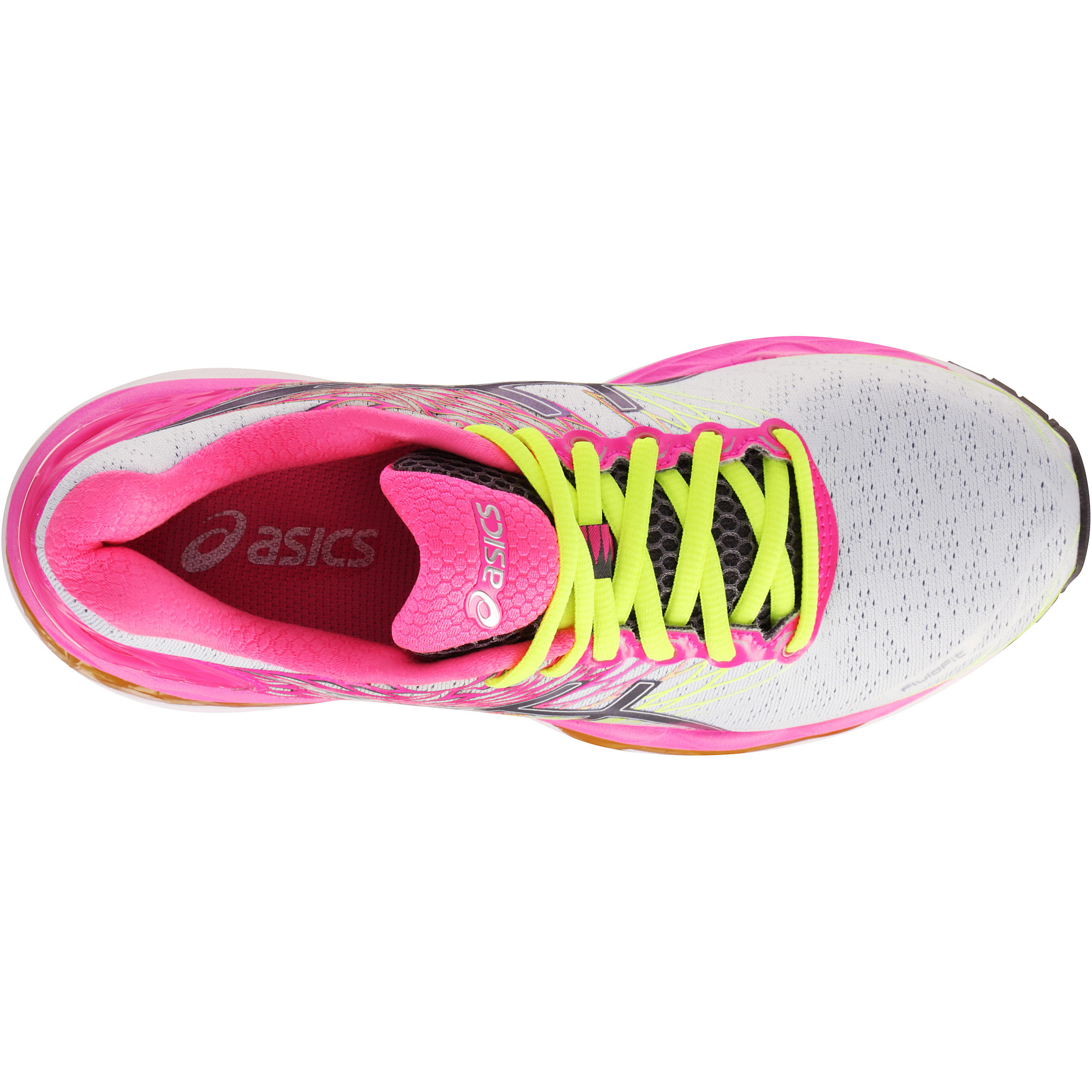 ASICS GEL NIMBUS 18 WOMEN S RUNNING SHOES WHITE PINK ASICS Decathlon