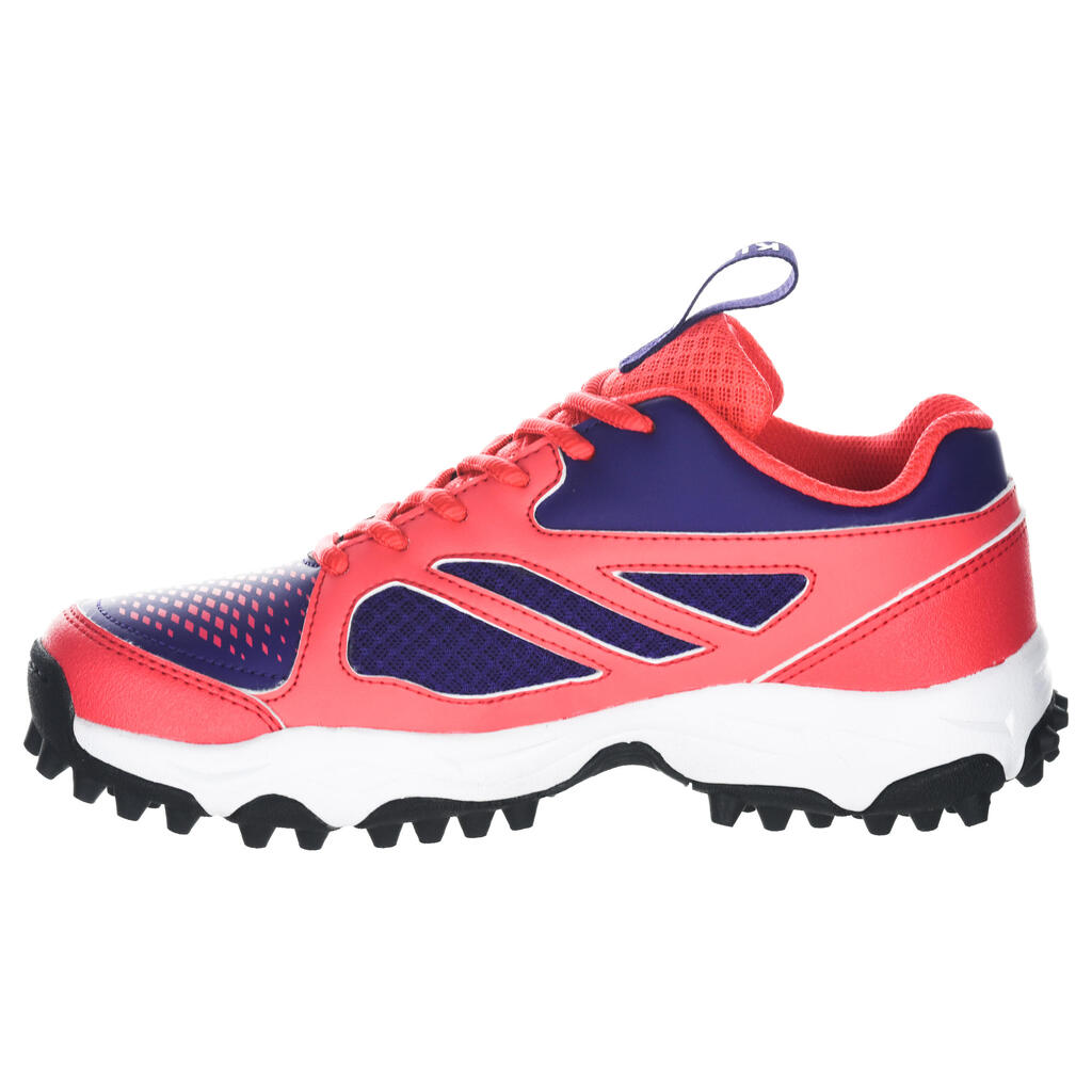 FH100 Kids' Low to Medium Intensity Field Hockey Shoes - Pink