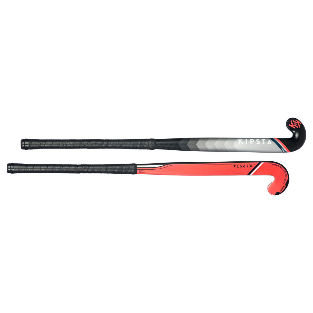 FH510 Adult Intermediate Field Hockey 50% Carbon Low Bow Stick - Coral