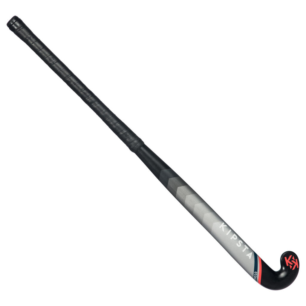 FH510 Adult Intermediate Field Hockey 50% Carbon Low Bow Stick - Coral