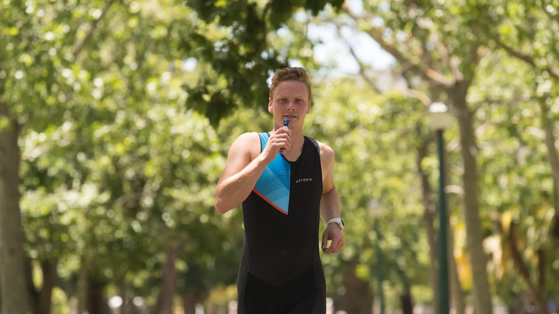 alimentación hidratación media maraton