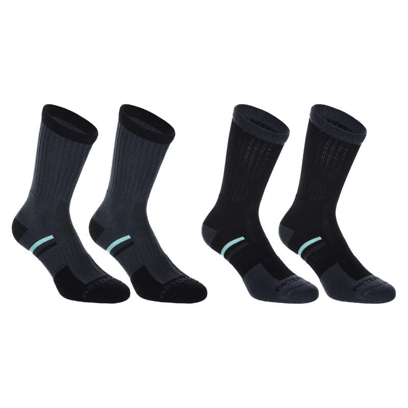 ADULT SOCKS Tennis - RS 500 Adult High Socks 4-Pack ARTENGO - Tennis