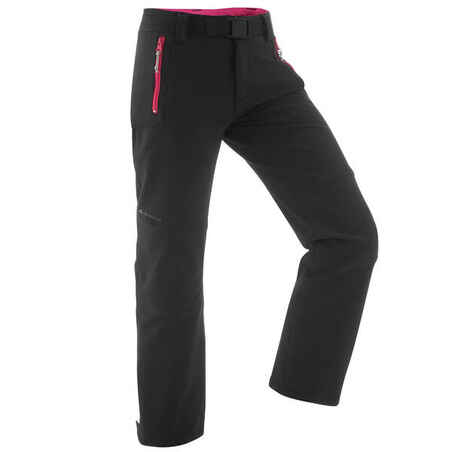 MH550 Children's Hiking Trousers - Black