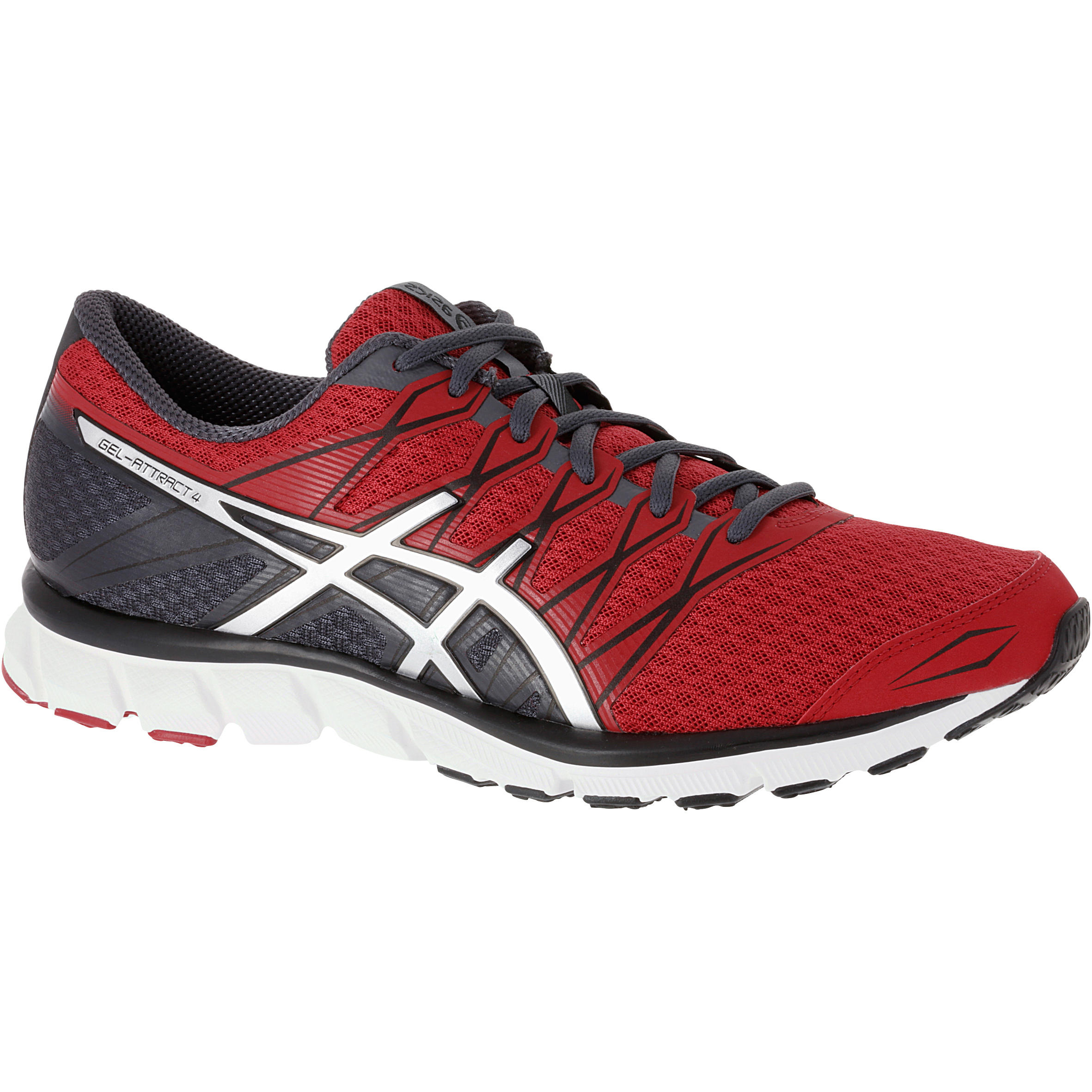 Laufschuhe Gel Attract 4 Neutral Herren rot ASICS DECATHLON