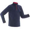 Kids’ Hiking Fleece MH100 7-15 Years - Navy Blue