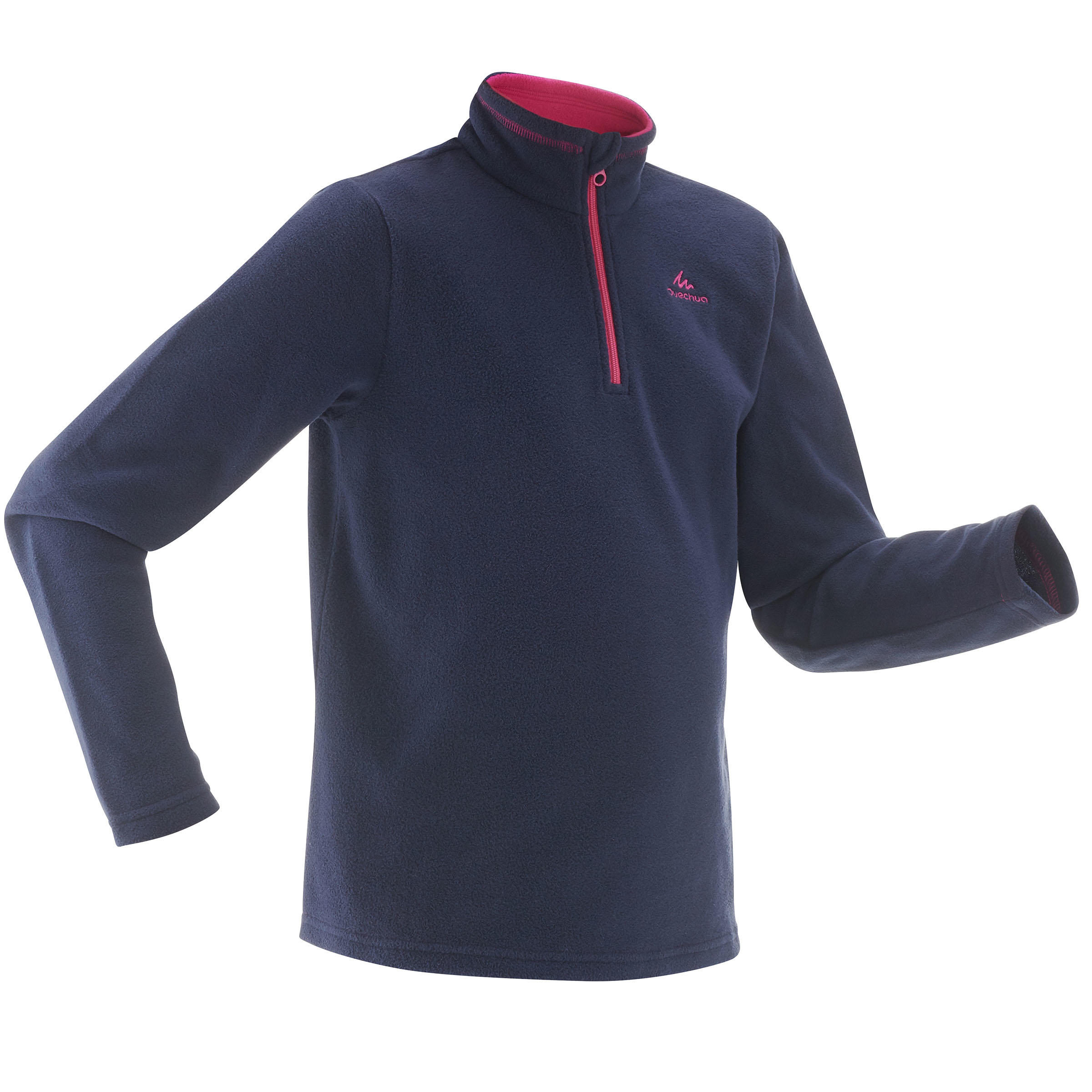 Sudadera polar de senderismo junior MH100 azul marino 2- 6 años - Decathlon