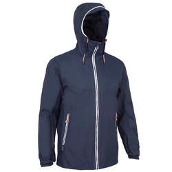 Veste imperméable de voile - veste de pluie coupe vent SAILING 100 homme Navy