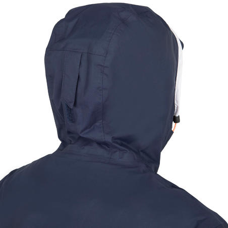 Men's waterproof windproof sailing jacket 100 - Navy