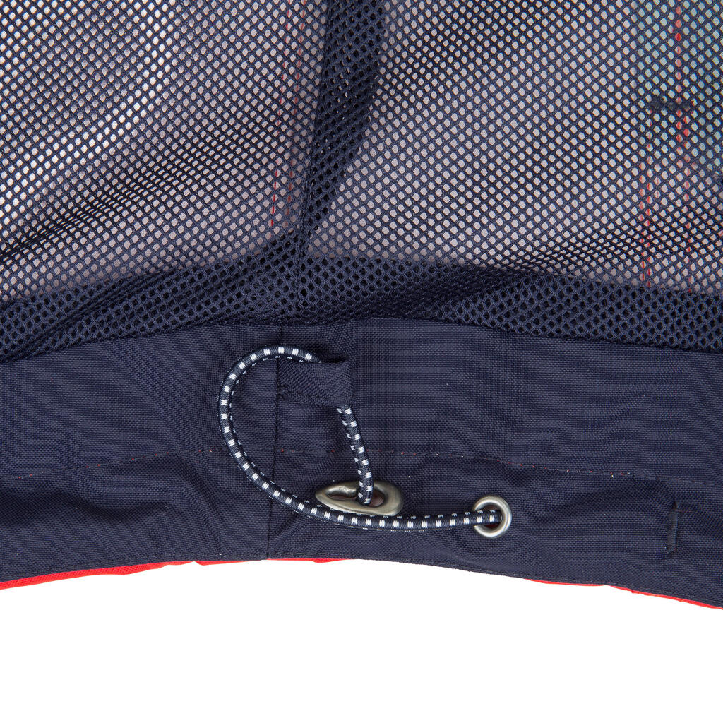 Segeljacke wasserdicht Sailing 300 Herren grau/orange