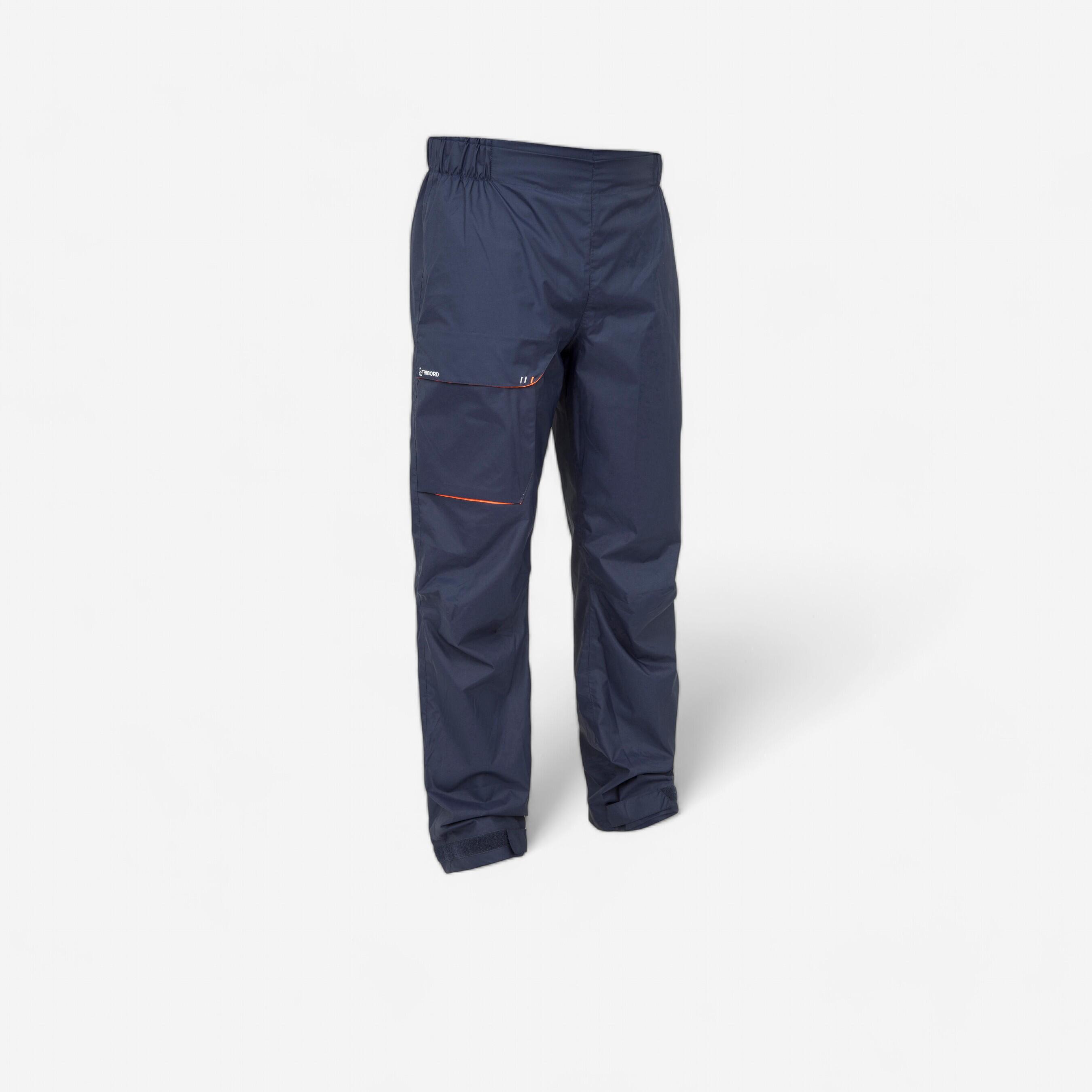 Sobrepantalón Vela Sailing 100 Hombre Azul Marino Impermeable TRIBORD |  Decathlon